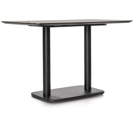 Coco Maison Brest bistrotafel stone rust 120x75cm Zwart